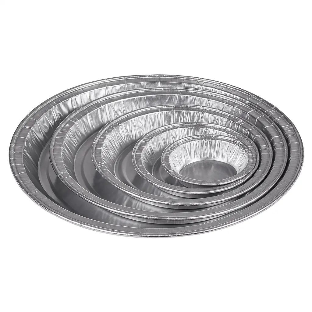 Plato bandeja de aluminio descartable - medidas varias -