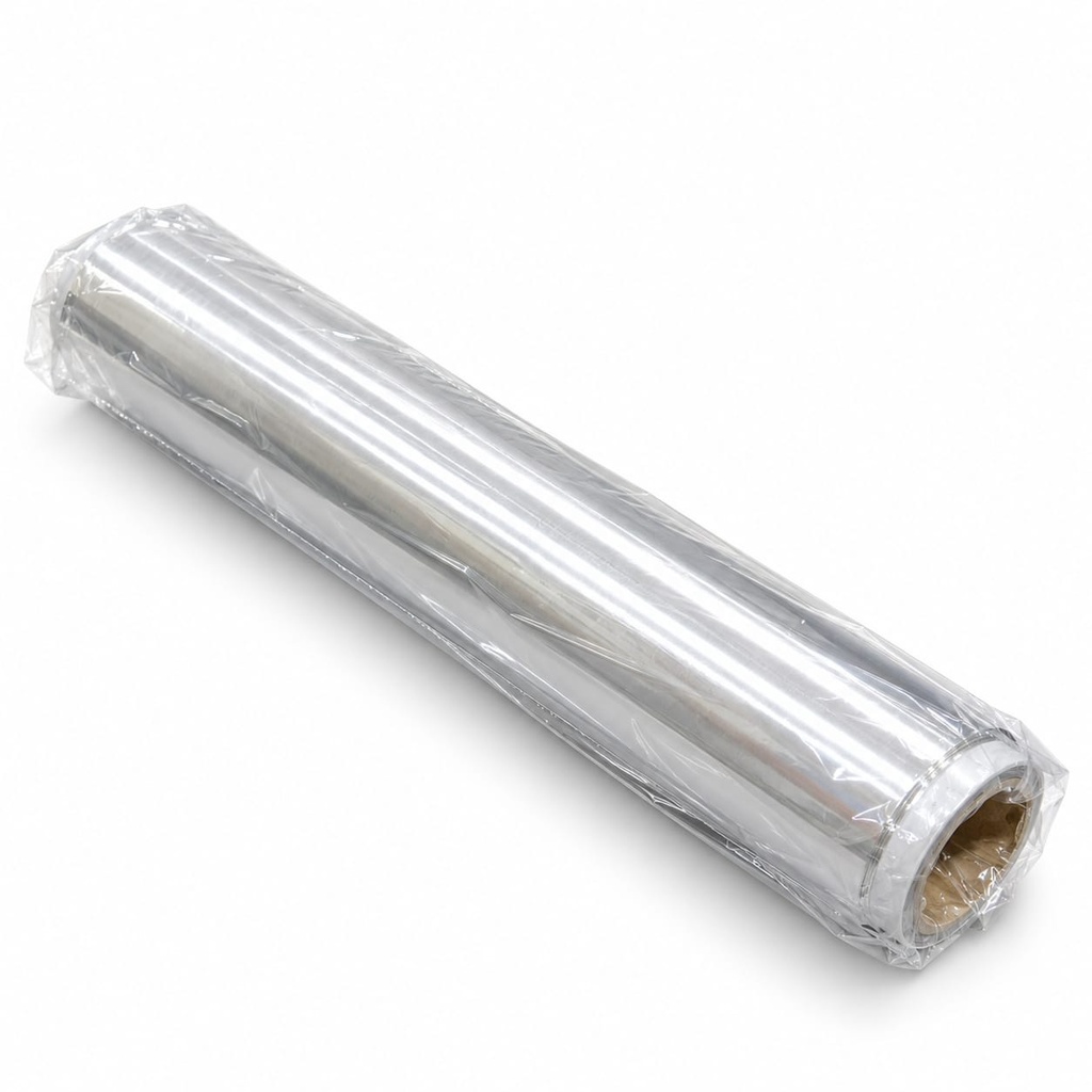 Rollo papel de aluminio 40cm. 18 micrones profesional - medidas varias -