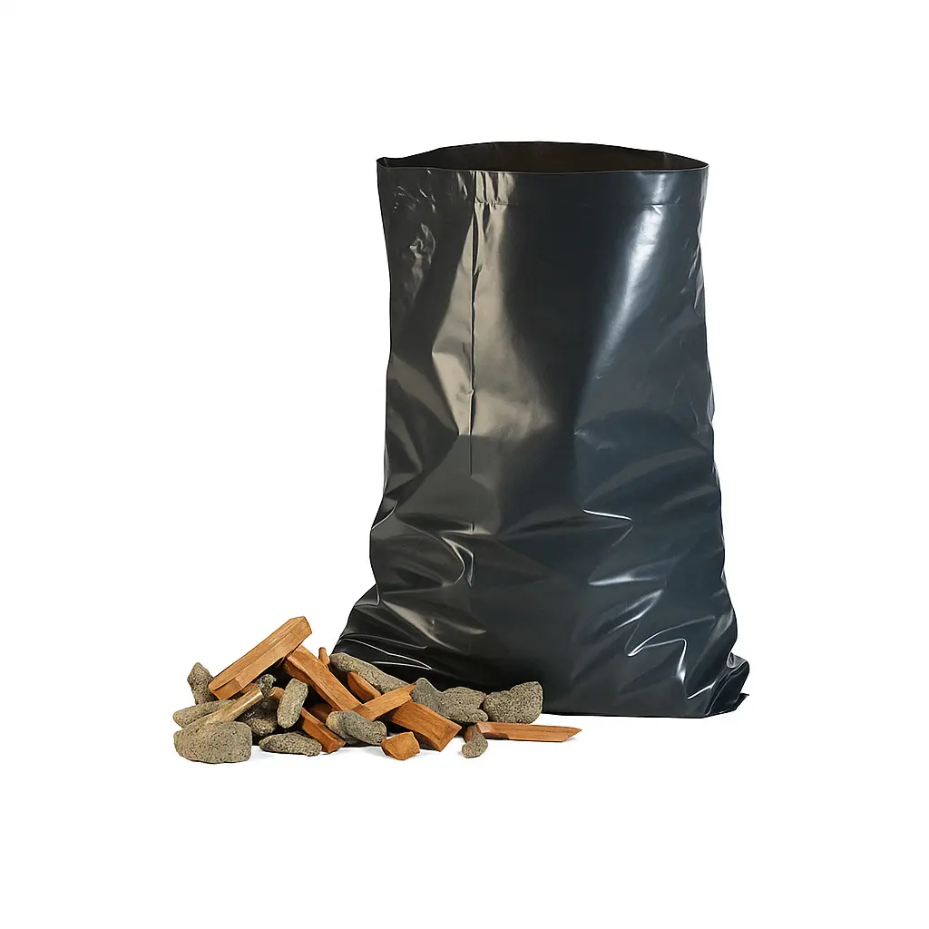 Bolsas para escombros 50x70cm. baja densidad 120 micrones