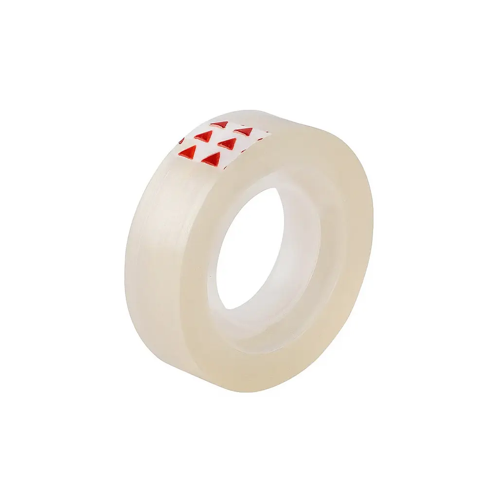 Cinta adhesiva transparente 12mm x30 u. metros