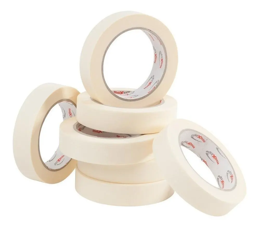 Cinta adhesiva de papel para enmascarar x40 u. metros - medidas varias -