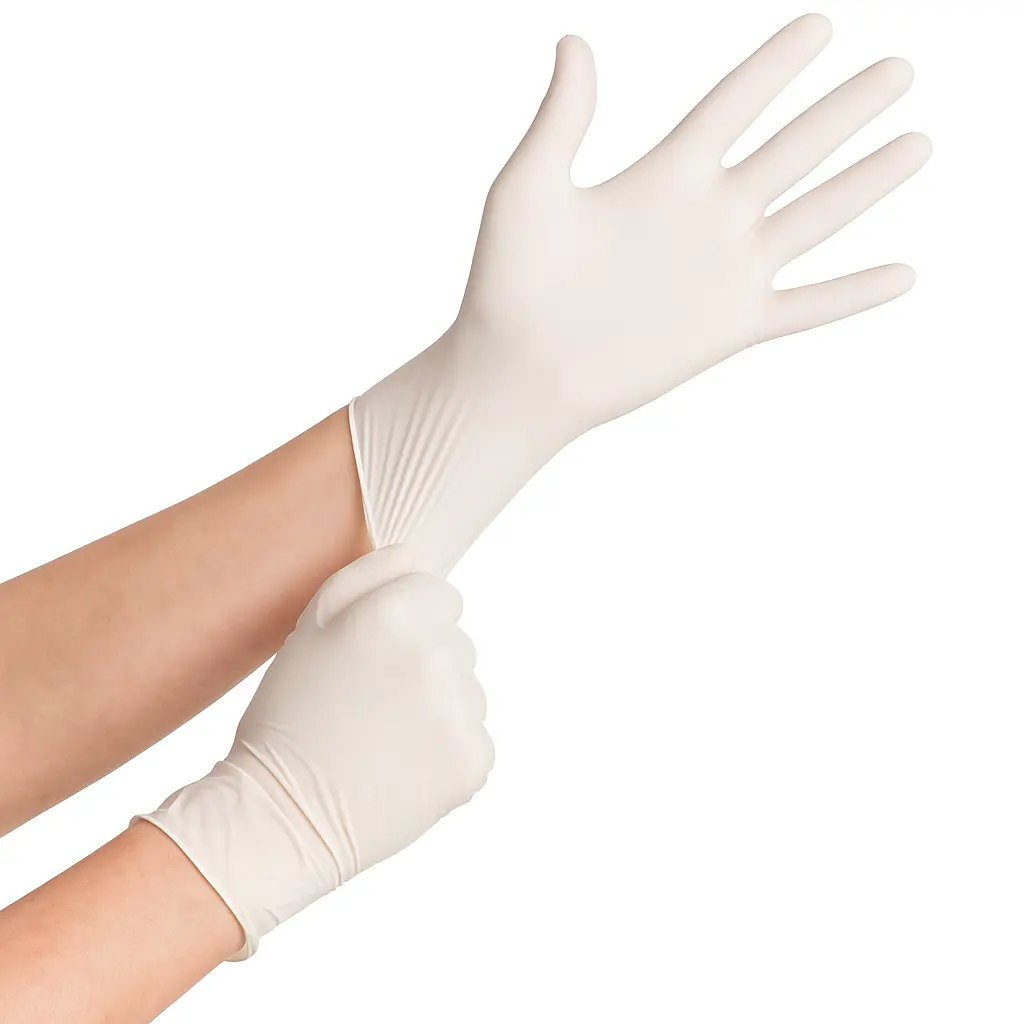 Guantes de latex descartables x100 u. - medidas varias -