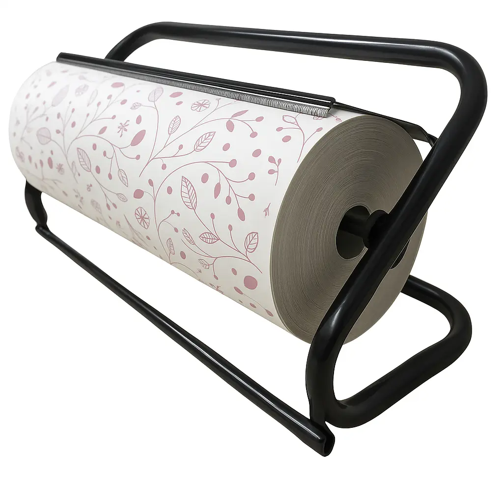 Porta rollo para bobina de papel - medidas varias -