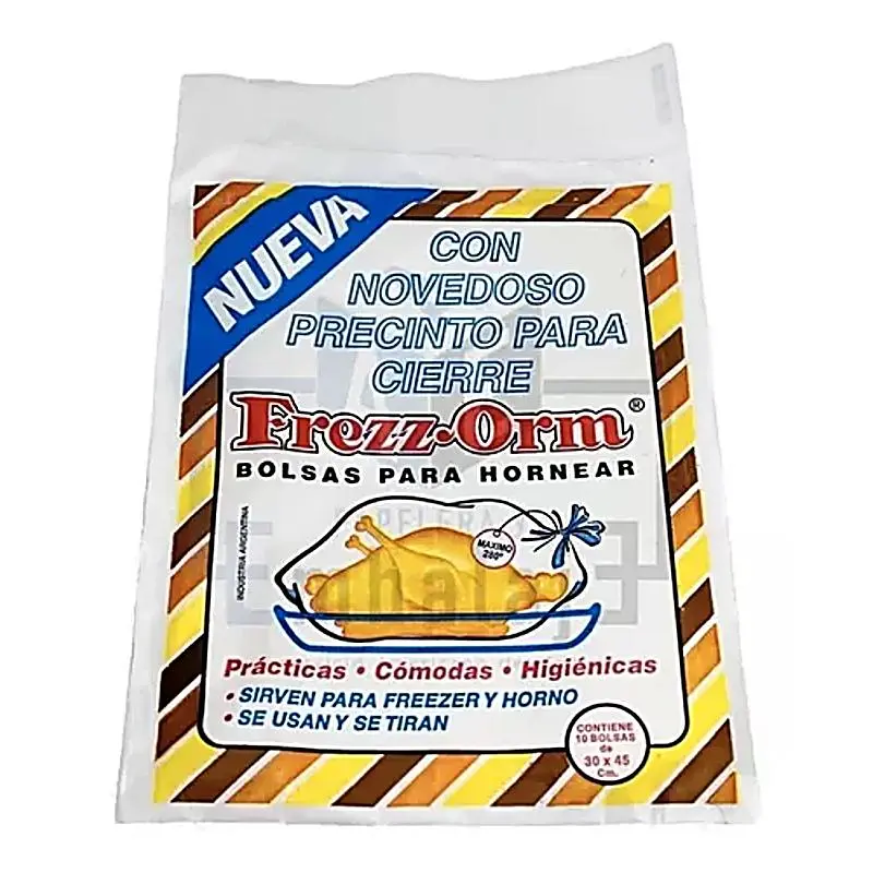 Bolsas para horno con precintos 30x45cm x10 u.