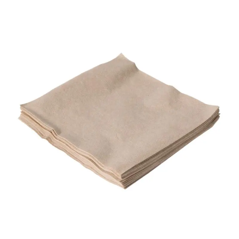 Servilletas de papel ecológico beige - medidas varias -