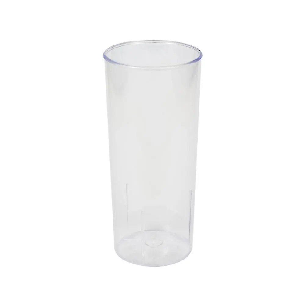 Vasos plasticos trago largo casino 280cc rigido  cristal