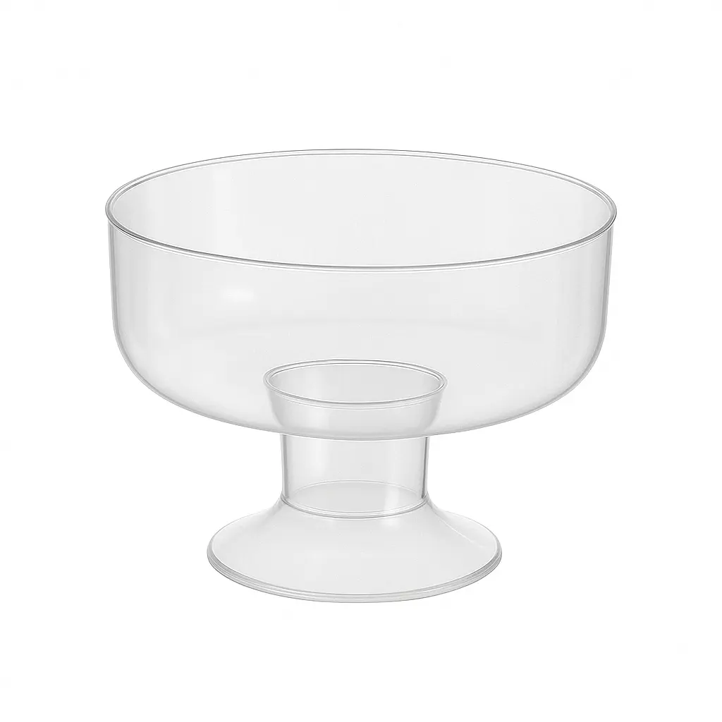 Copas plasticas sundae/sidra rigidas cristal
