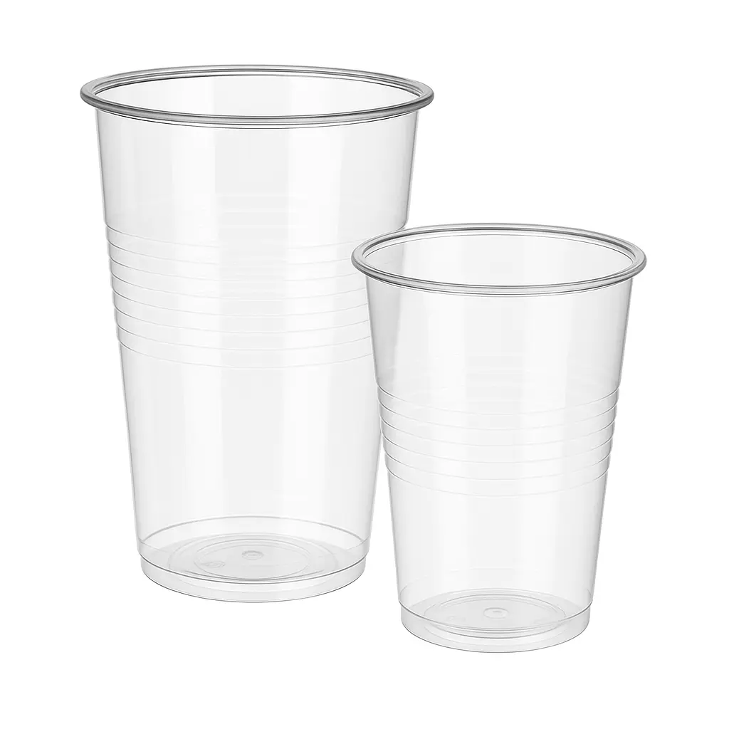 Vasos plasticos descartables transparentes - medidas varias -
