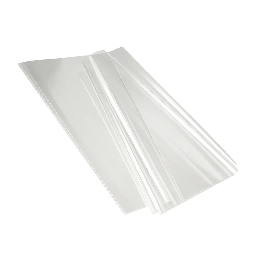 Papel celofan transparente 70x100cm x100 u.