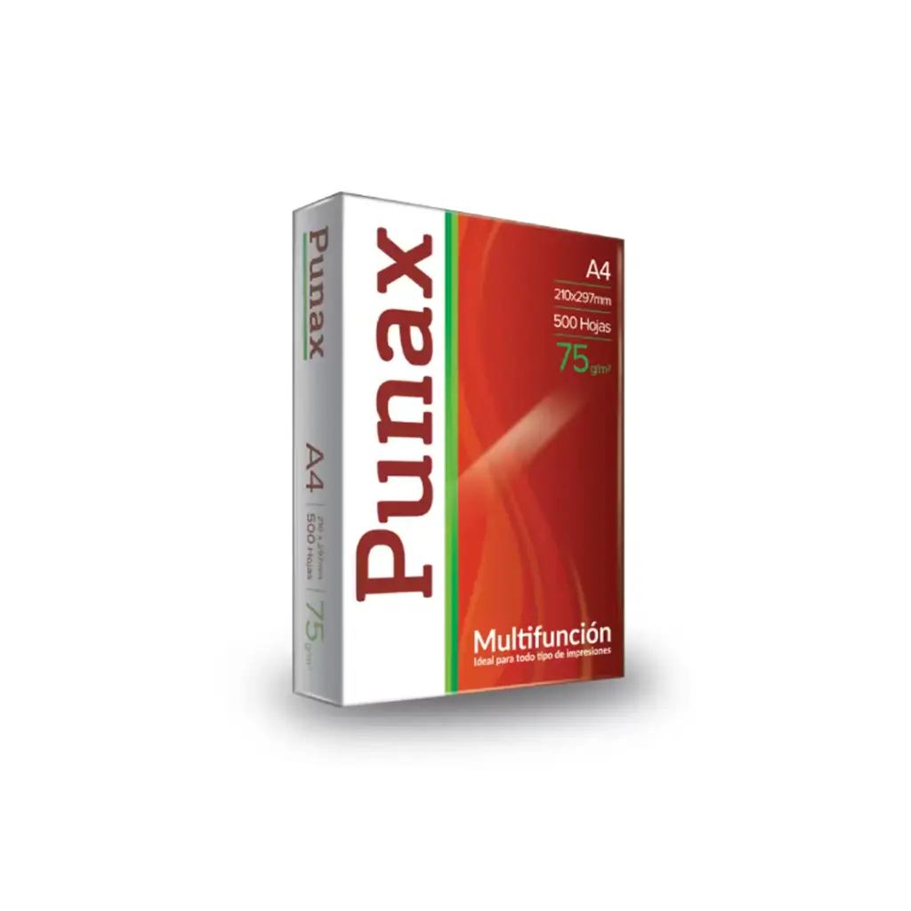 Resma papel a4 punax multifuncion 75gr x500 u. hojas