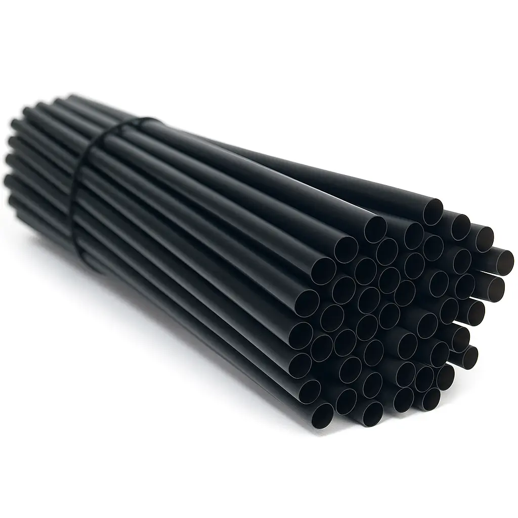 Sorbetes plasticos negros xl grueso daikiri x500 u.