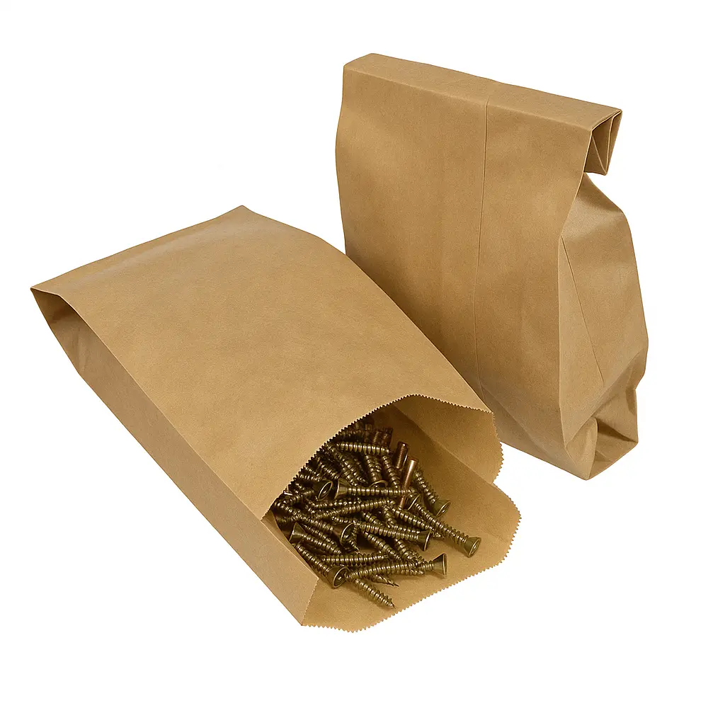 Bolsas kraft americanas x100 u. - medidas varias -