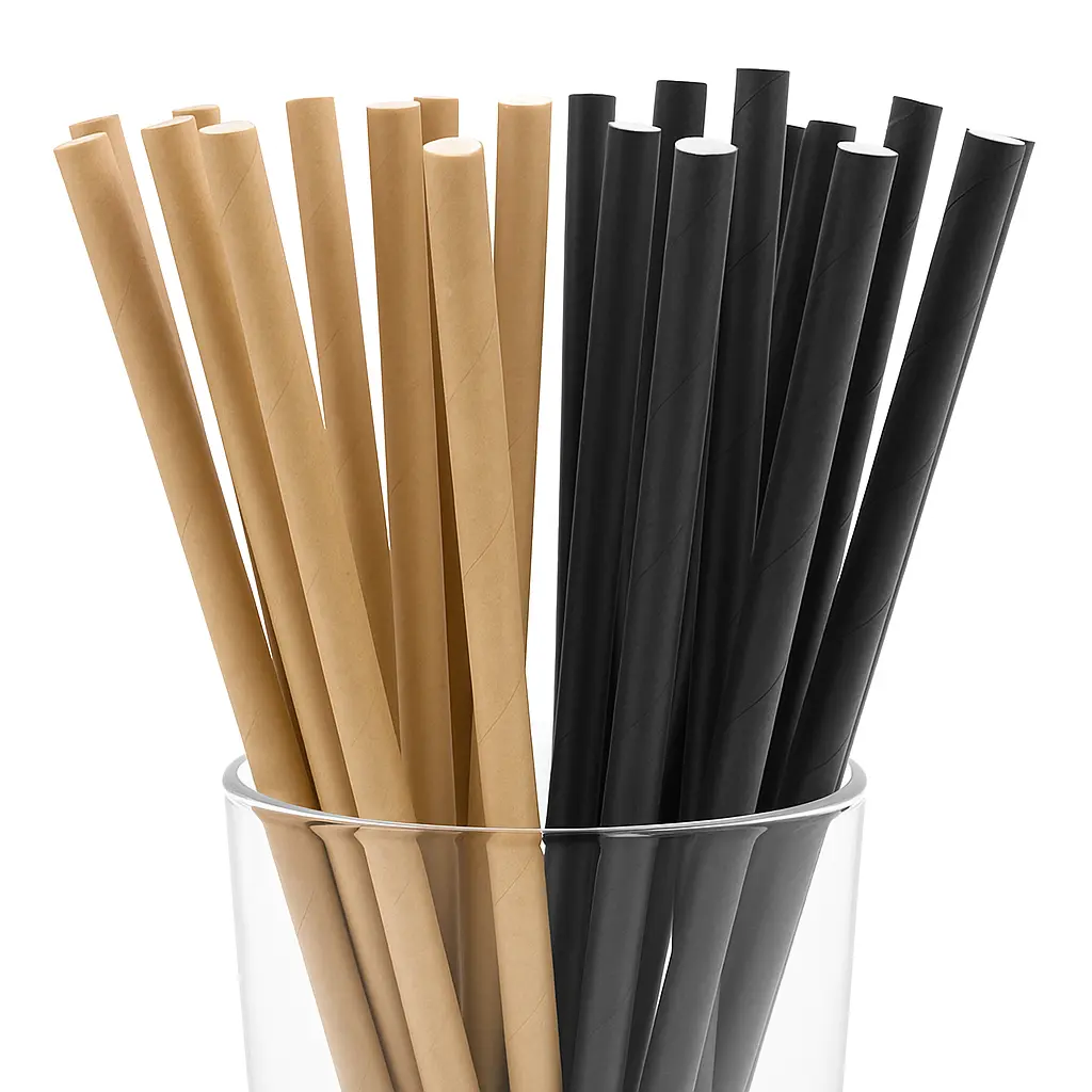 Sorbetes de polipapel kraft biodegradables - colores varios  -