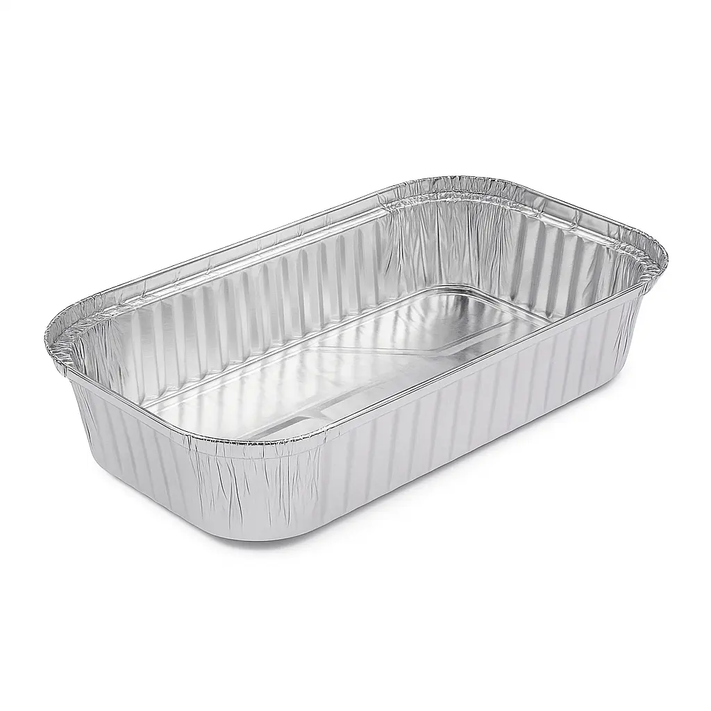 Bandejas de aluminio descartables rectangulares - medidas varias -