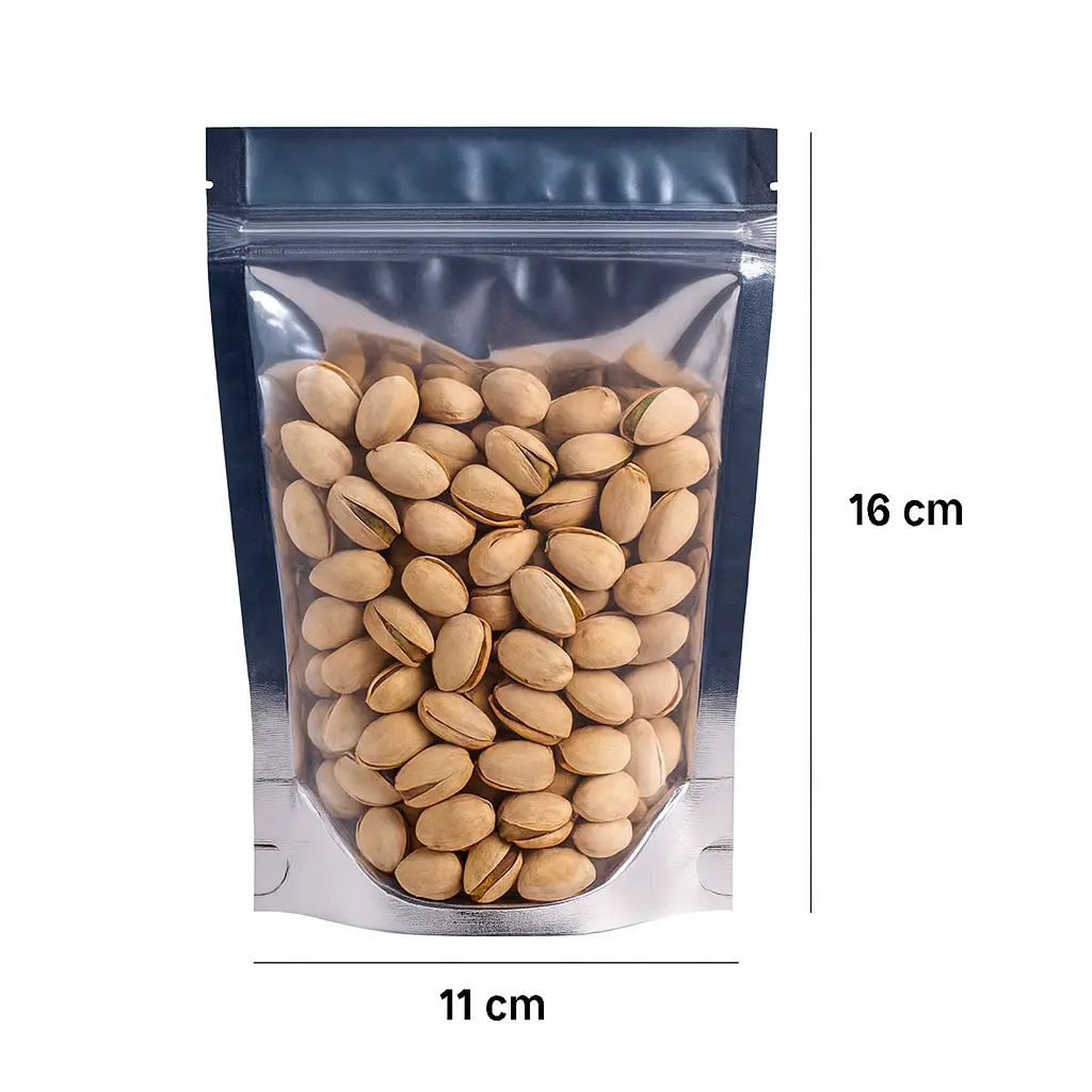 Bolsa Doypack metalizada x50 u. cierre hermético zipper - medidas varias - 