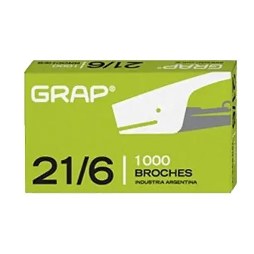 Broches para abrochadora x1000 u. - medidas varias -