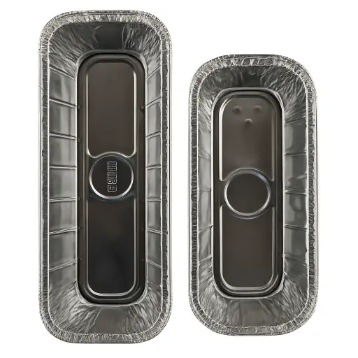 Budinera de aluminio descartable  - medidas varias -