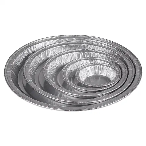 Plato bandeja de aluminio descartable - medidas varias -