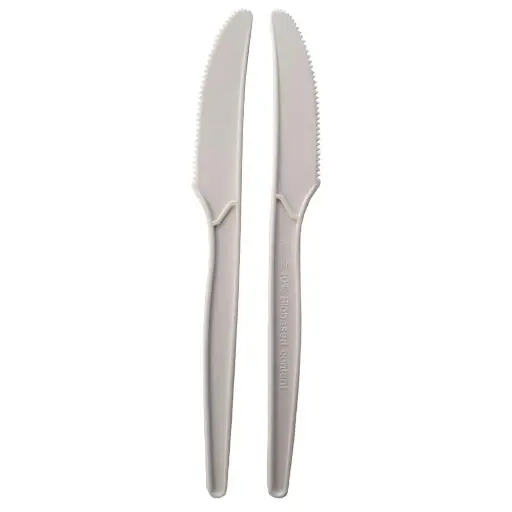 Cuchillo biodegradable fecula de maíz