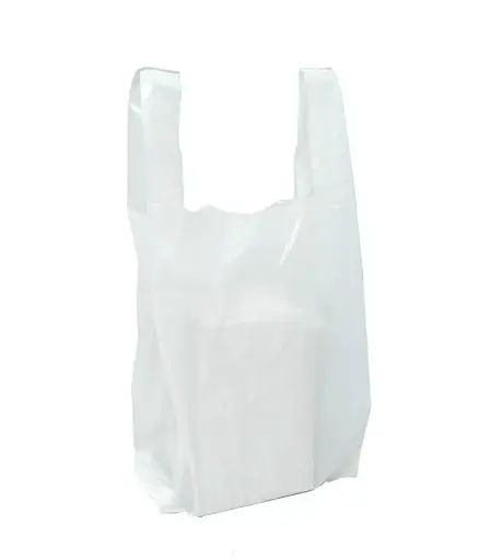 Bolsas camiseta blanca alta densidad x100 u. - medidas varias -