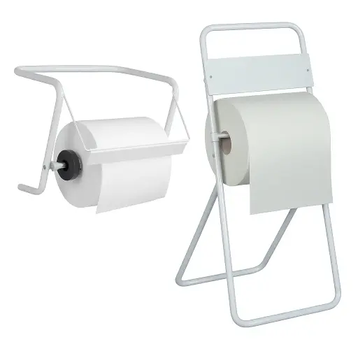 Dispenser para toallas de papel en rollo bobina industrial- medidas varias -