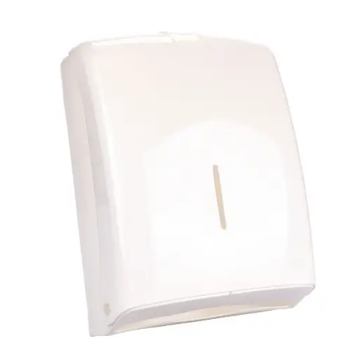 [DIS0101200] Dispenser plástico para toallas de papel intercaladas con visor