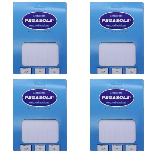 Etiquetas pegasola varias medidas x caja - medidas varias -