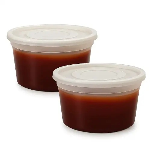 [POC4310] Potes plasticos natural dips ps 55cc x50 u.