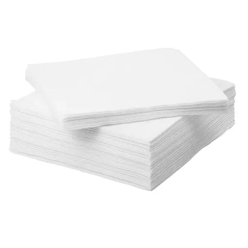 Servilletas de papel tissue blancas caja x1000 u.  - medidas varias -