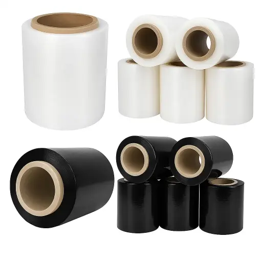 Film stretch para embalaje virgen 10cm x500gr - colores varios -