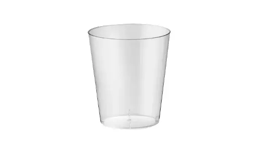 [VCC2016] Vasos plasticos murano tequila shot 88cc x12 u. rigido cristal