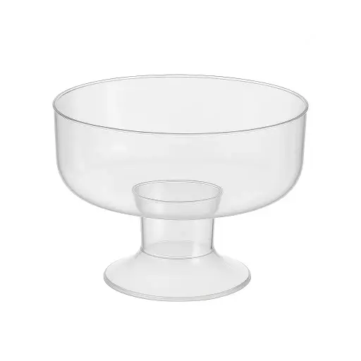 Copas plasticas sundae/sidra rigidas cristal