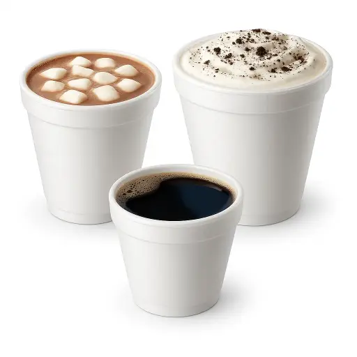 Vaso termico descartable telgopor Enpolex x 100 u. - medidas varias -