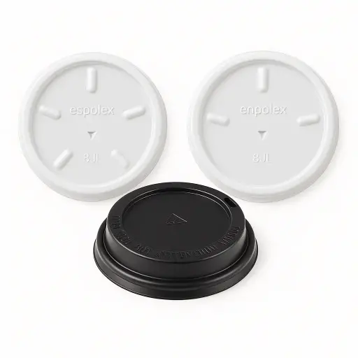 Tapas para vasos termicos x100 u. - medidas varias -